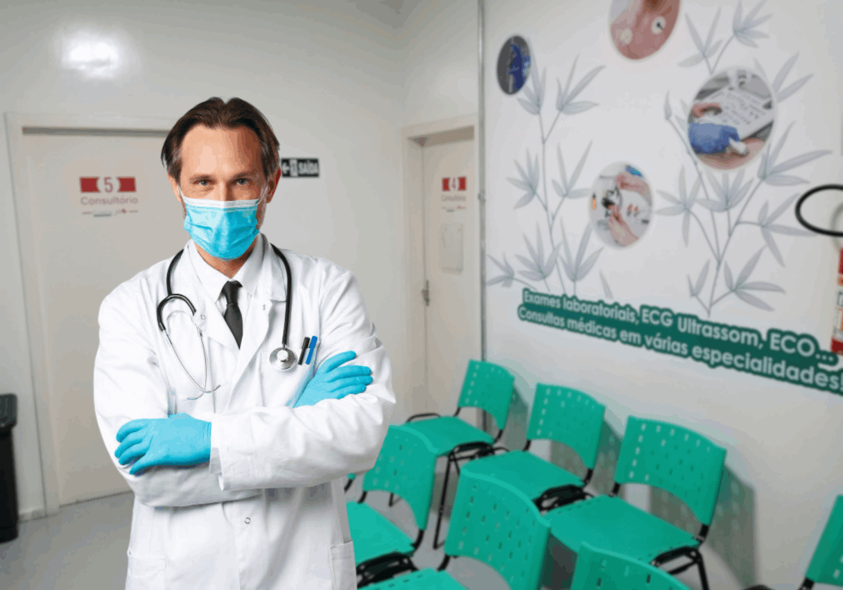 Equipe médica e diversas especialidades